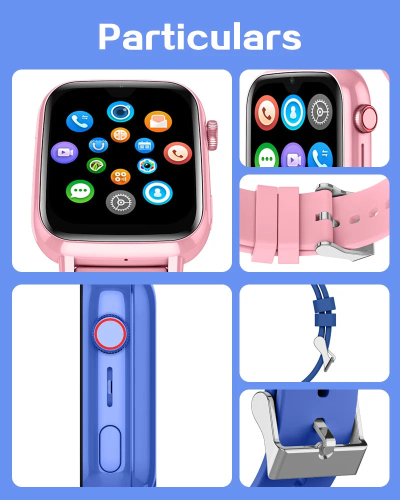 4G Kids Smart Watch – GPS Tracker with Video Call, SOS & Camera