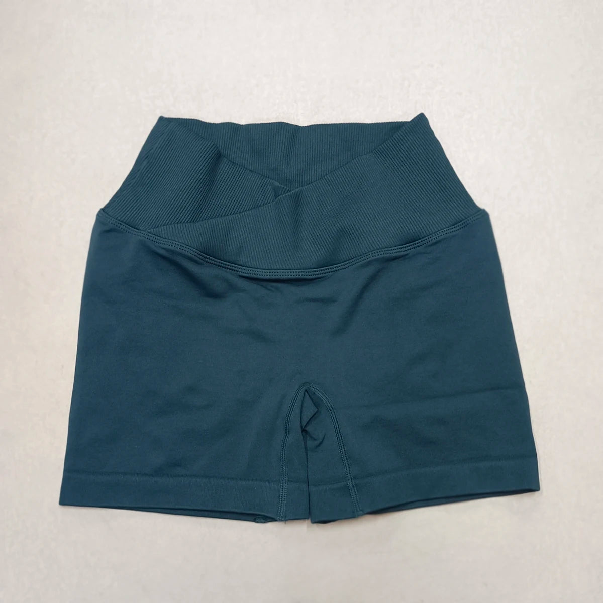 Crossover High-Waist Women’s Yoga Shorts