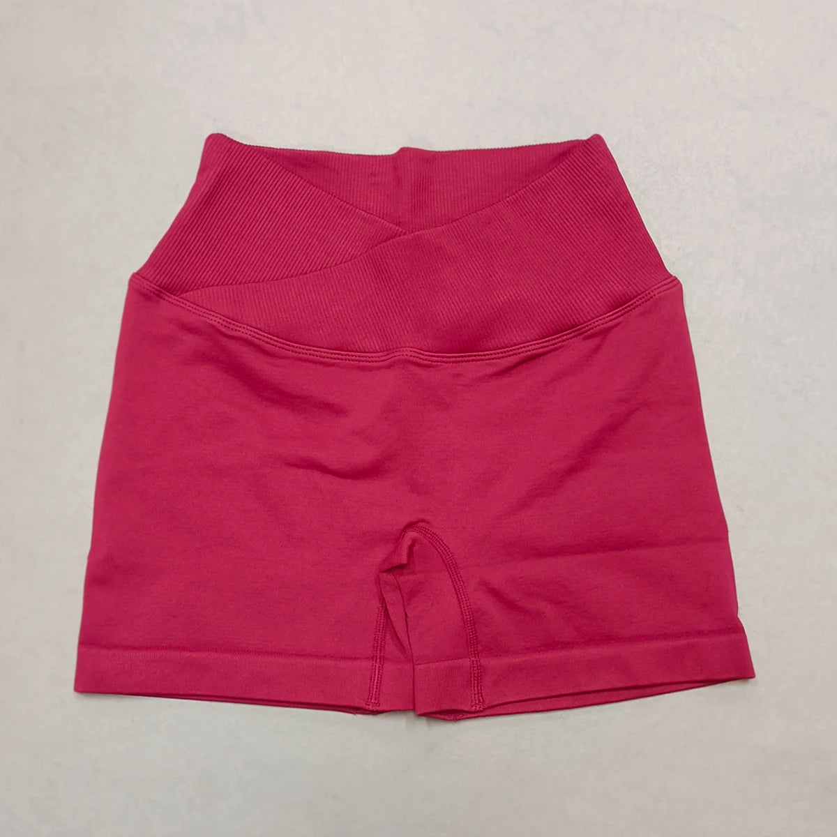 Crossover High-Waist Women’s Yoga Shorts