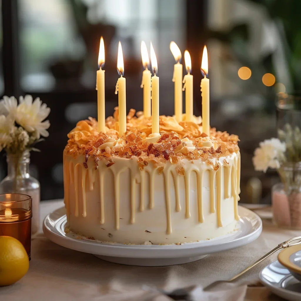 25PCS Natural Beeswax Hanukkah Candles