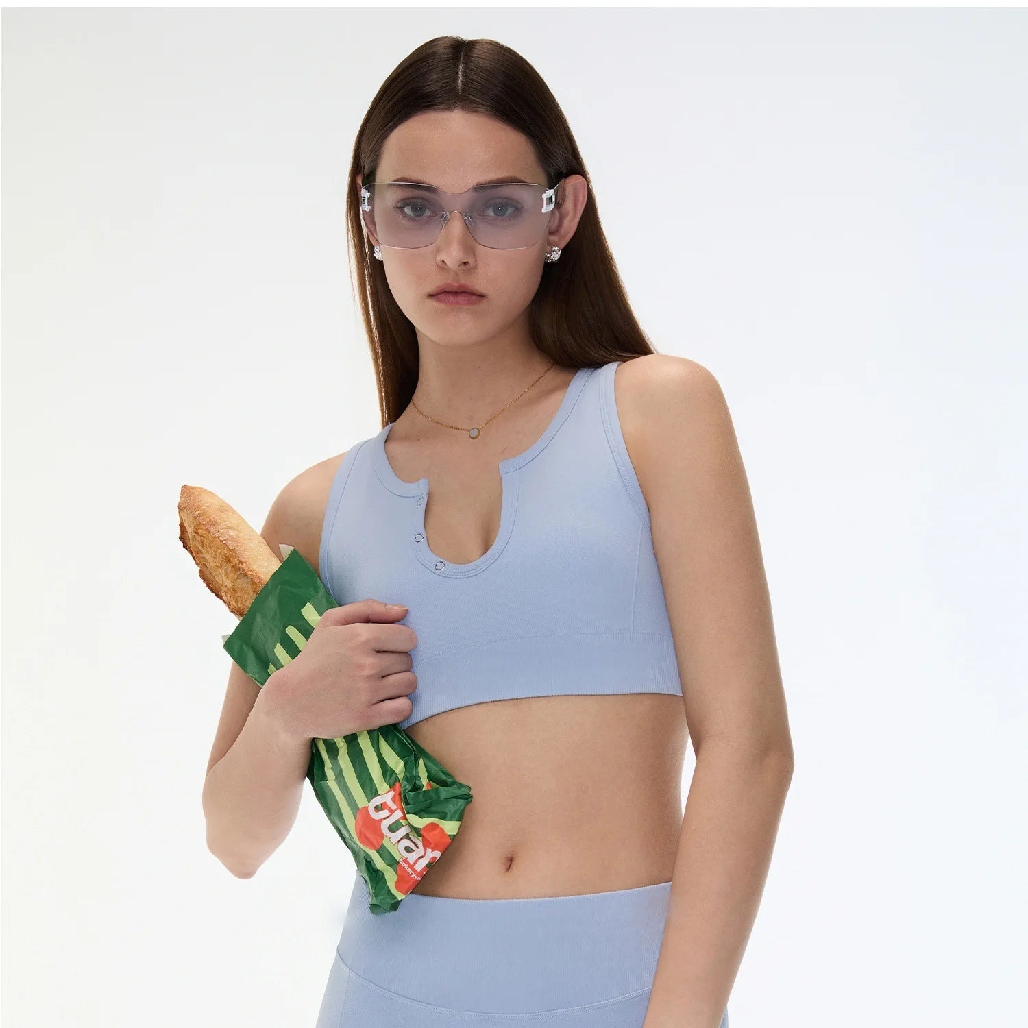 2025 Women’s All-in-One Yoga Vest – Built-in Bra Sports Tank