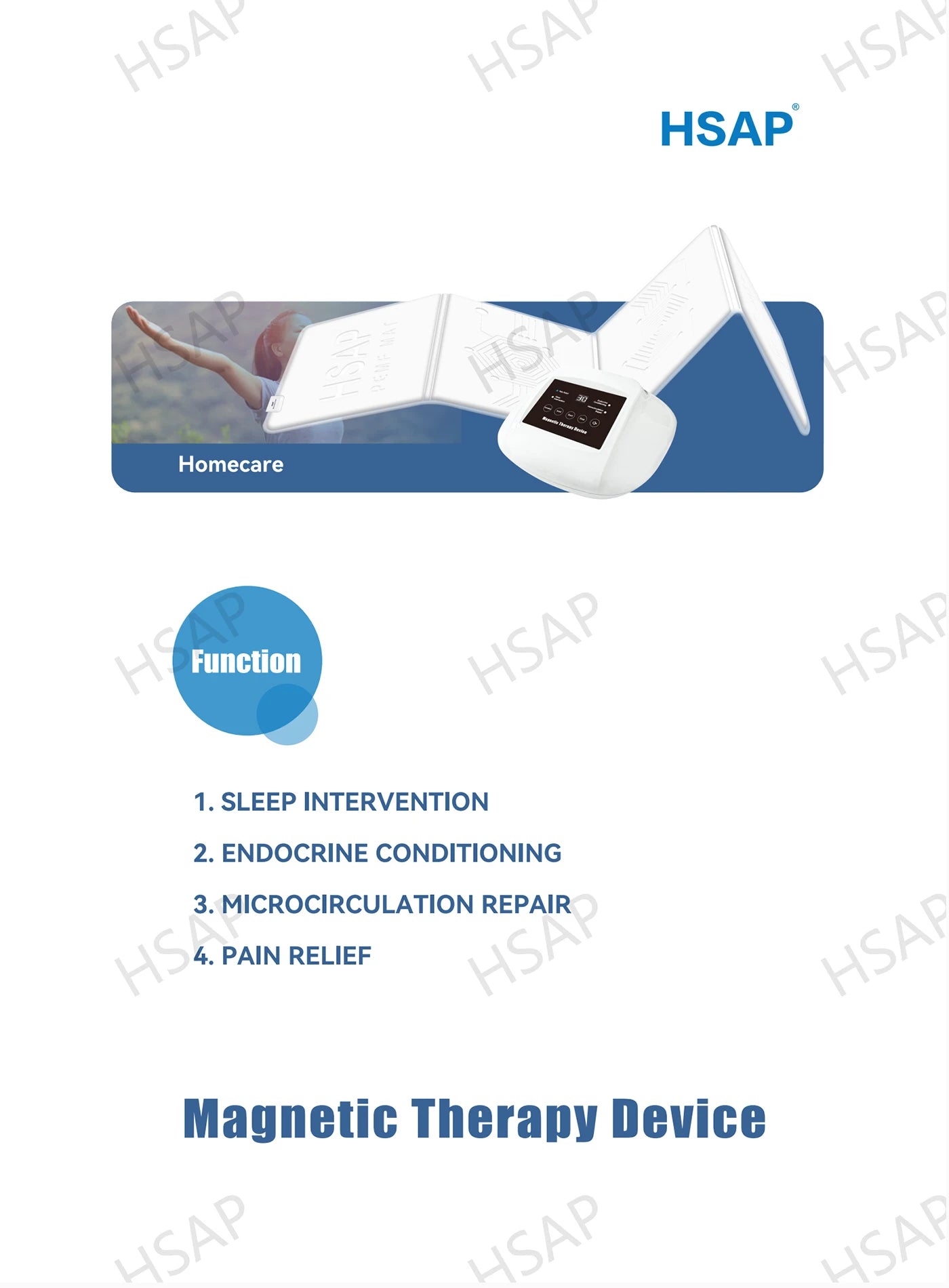 Portable PEMF Magnetic Therapy Yoga Mat – Meditation & Wellness Support