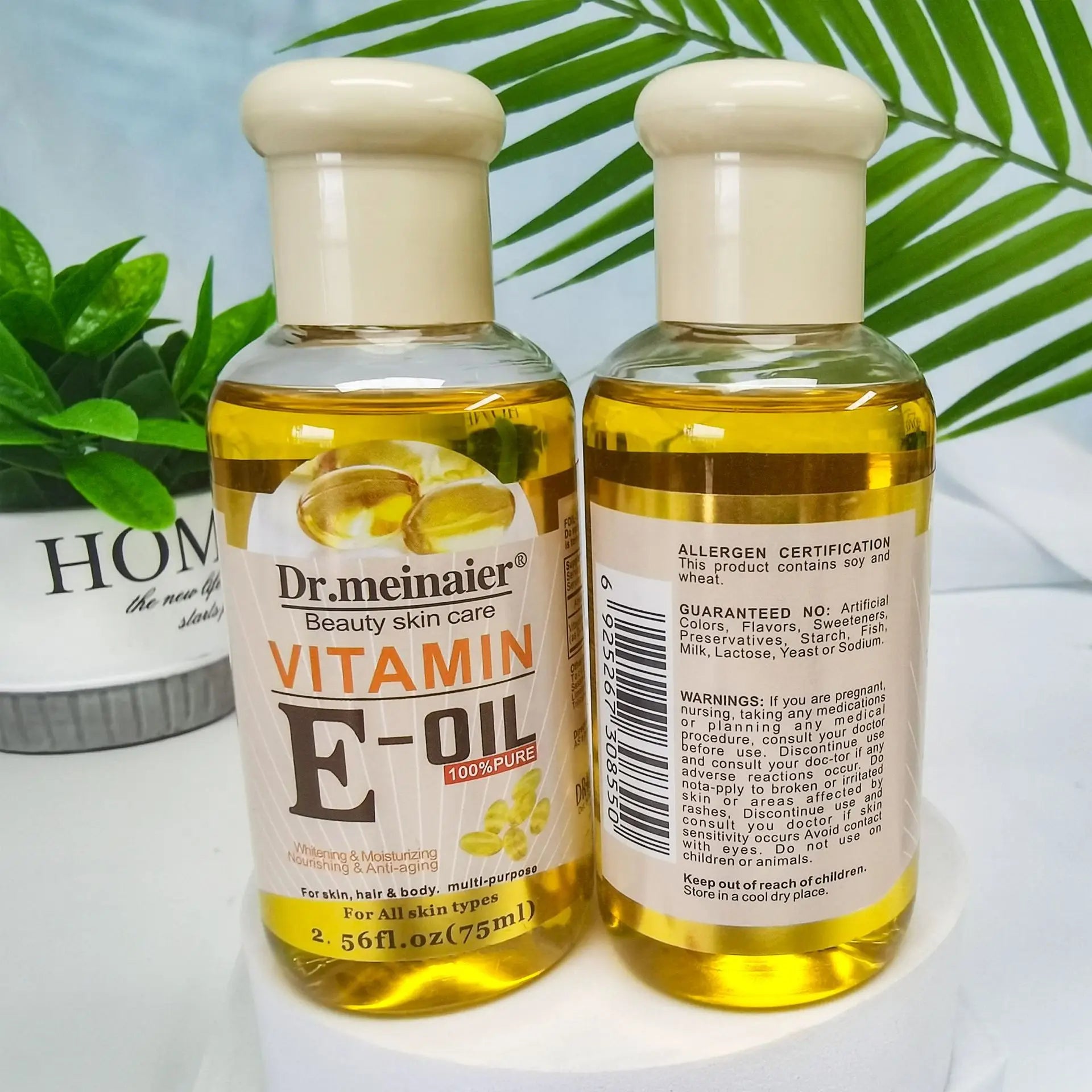 Vitamin E Face Essence Oil – Anti-Wrinkle & Whitening Serum (75ml)