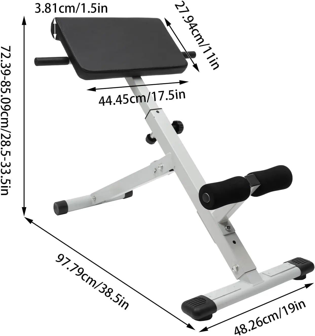 Roman Chair Hyperextension Bench