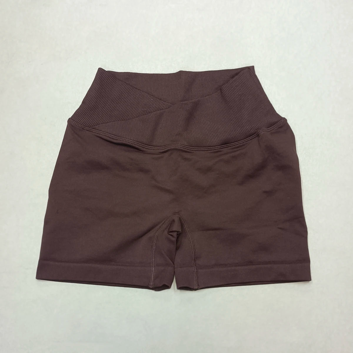 Crossover High-Waist Women’s Yoga Shorts