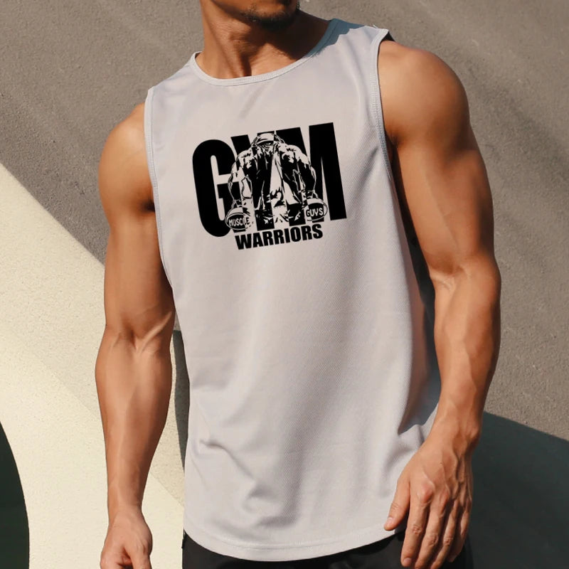 Men’s Quick-Dry Mesh Gym Tank Top