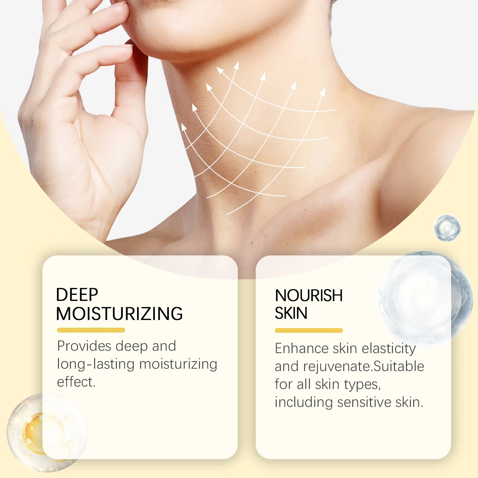 Bee Venom Neck Stick – Collagen Lifting & Double Chin Tightening Cream