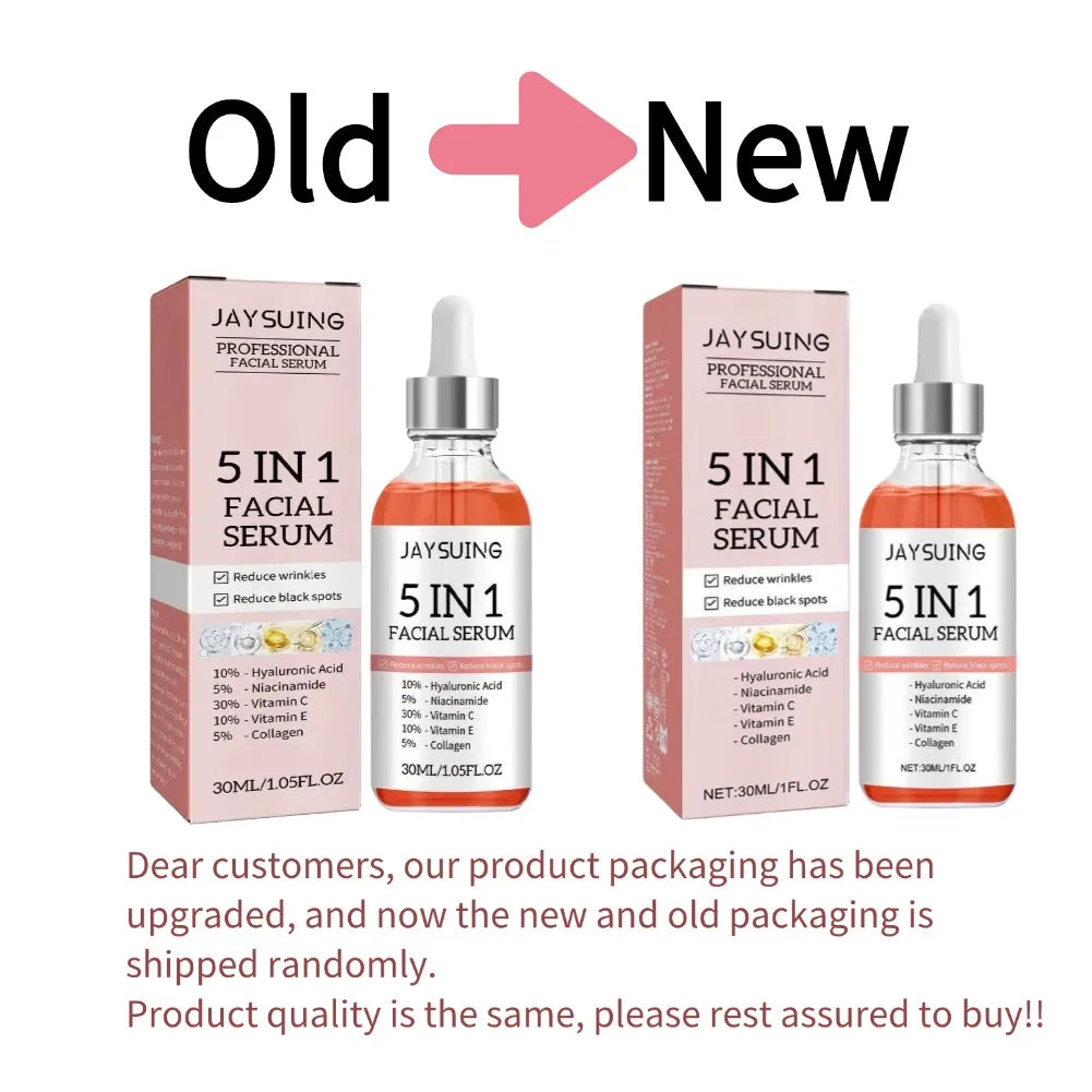 5-in-1 Hyaluronic Acid Face Serum – Moisturizing & Brightening Skincare